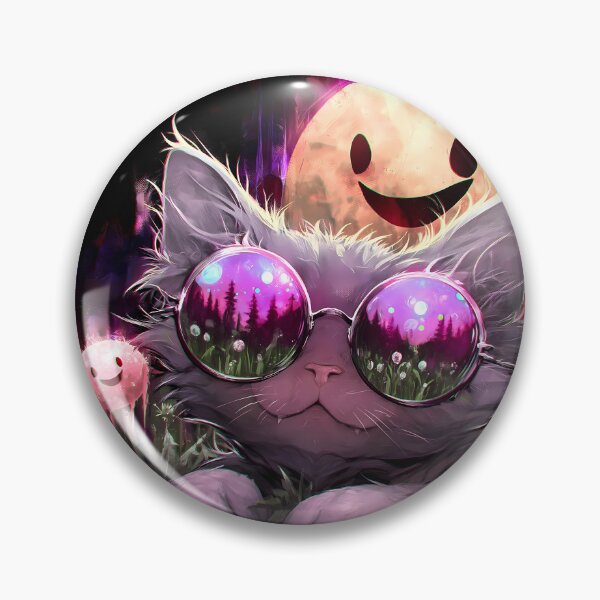 Item preview, Groovy Mooncat In A Flower Field designed and sold by DonaldWaltersxx.
