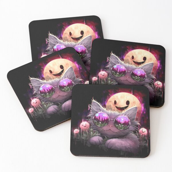 Item preview, Groovy Mooncat In A Flower Field designed and sold by DonaldWaltersxx.