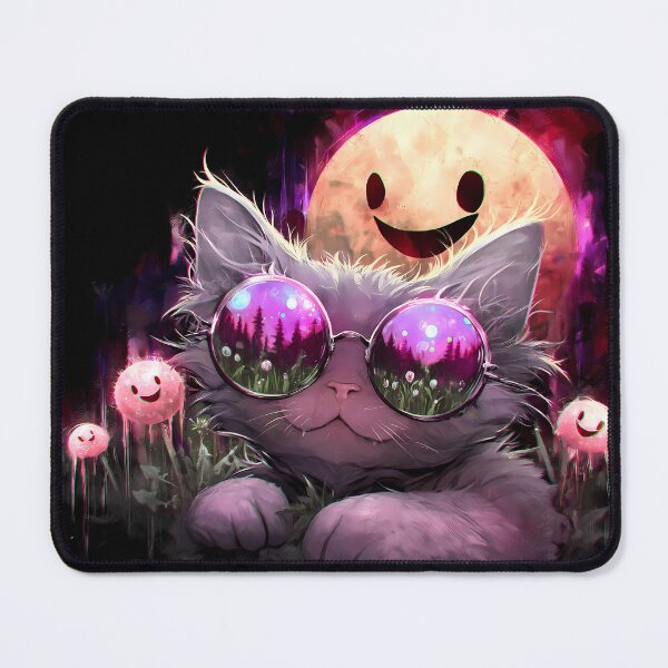 Item preview, Groovy Mooncat In A Flower Field designed and sold by DonaldWaltersxx.
