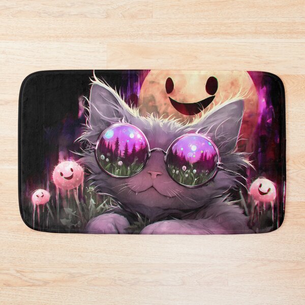 Item preview, Groovy Mooncat In A Flower Field designed and sold by DonaldWaltersxx.