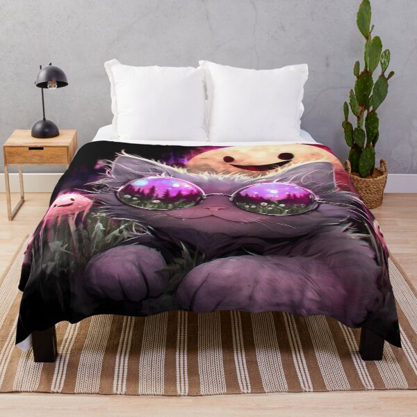 Item preview, Groovy Mooncat In A Flower Field designed and sold by DonaldWaltersxx.