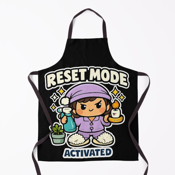 Item preview, Reset Mode Activated Cozy Cleaning Self Care designed and sold by VaultInk.