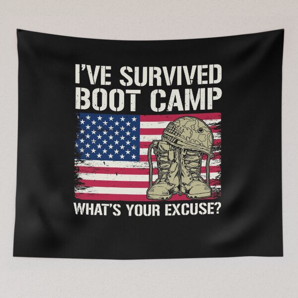 Artikelvorschau, Patriotisches Zitat eines Boot-Camp-Veteranen entworfen und verkauft von KroghDs.