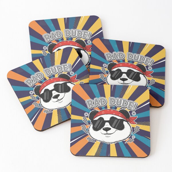 Item preview, Rad Dude Panda Sunglasses Cartoon designed and sold by Taridesign.