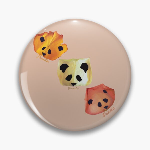 Artikelvorschau, Panda Gesichter Auf Farbigen Blütenblättern entworfen und verkauft von Arturo Daniel Garcia Palomo.