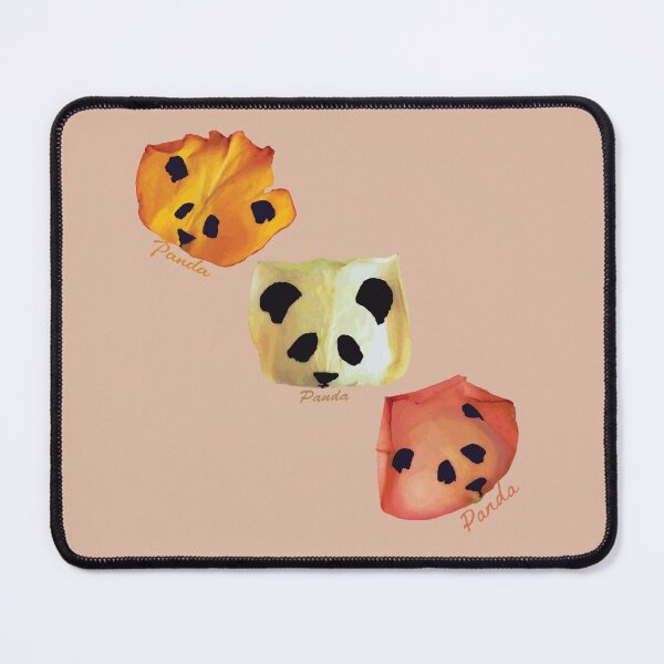 Item preview, Panda Faces Painted on Colorful Petals designed and sold by Arturo Daniel Garcia Palomo.