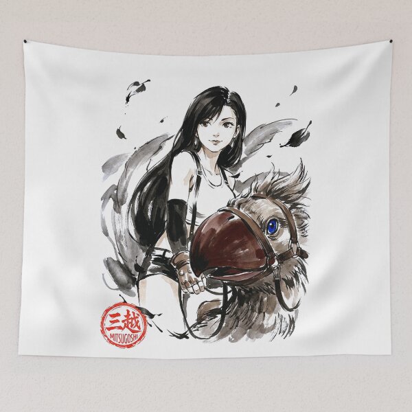 Item preview, Tifa Lockhart Sumi-e designed and sold by Mitsugoshi.