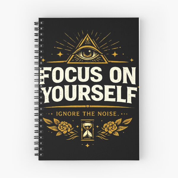 Item preview, Focus on Yourself – Ignore the Noise | Self Growth Motivation T-Shirt designed and sold by FunnyTeesWorld.