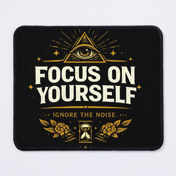Item preview, Focus on Yourself – Ignore the Noise | Self Growth Motivation T-Shirt designed and sold by FunnyTeesWorld.