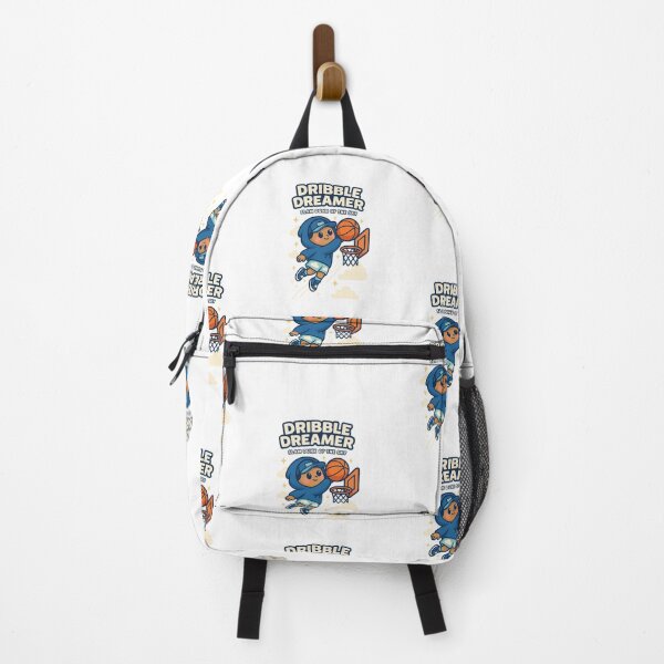 Item preview, Dribble Dreamer – Sky Slam Dunk Illustration designed and sold by Joyfulfabric.