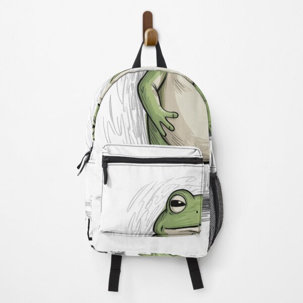 Item preview, Hand Drawn Sketch of a Chubby Frog with Gas designed and sold by Bloomkept.