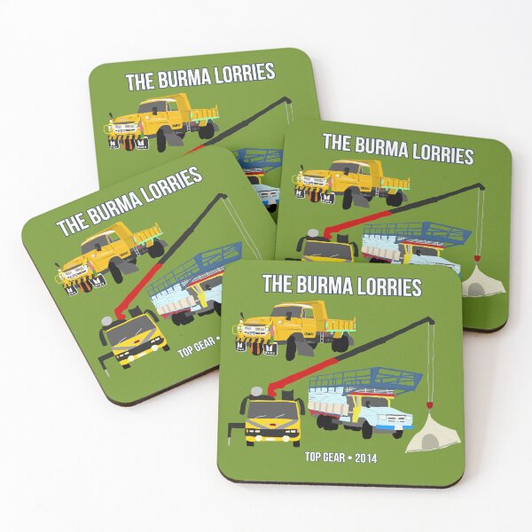 Item preview, Burma Lorries Print - Top Gear Special Art designed and sold by WearHousePrints.