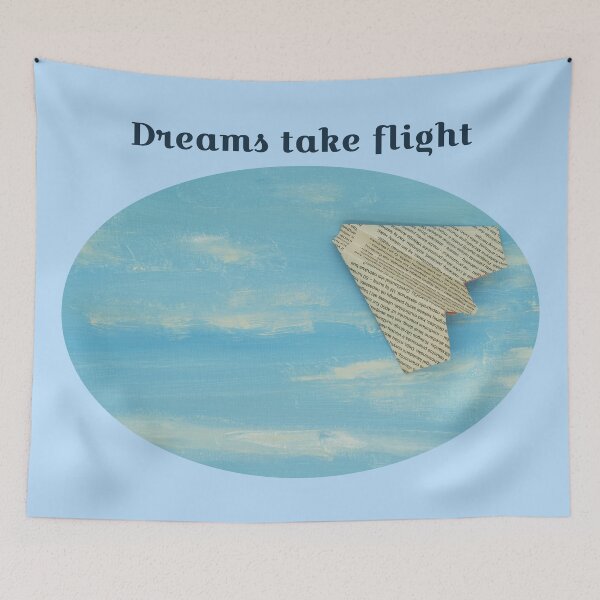 Item preview, Dreams Take Flight - Sky Painting in Ellipse designed and sold by JurateArt-DK.