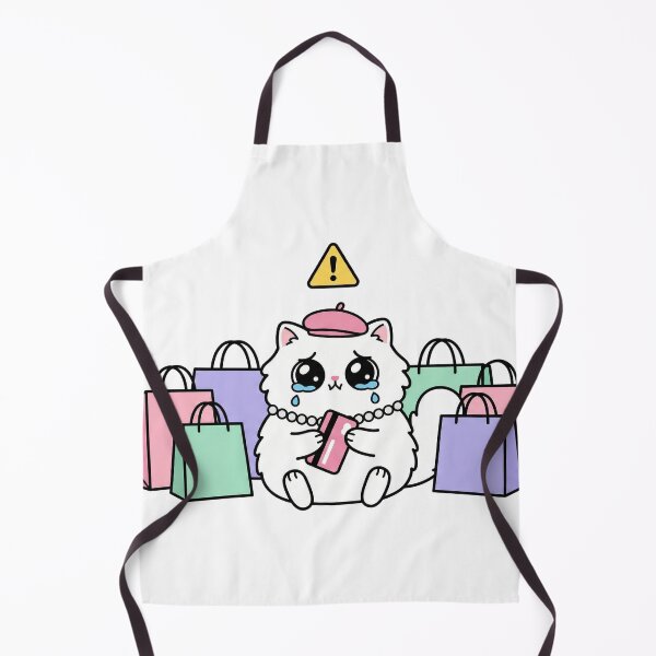 Item preview, Kawaii Persian Cat Shopping designed and sold by Inna Myrien.