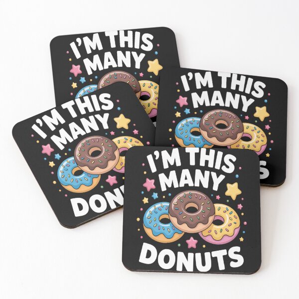 Item preview, Kids Cute Donut 3rd Birthday I_m This Many Donuts 3 Year Old  designed and sold by brinbotty.