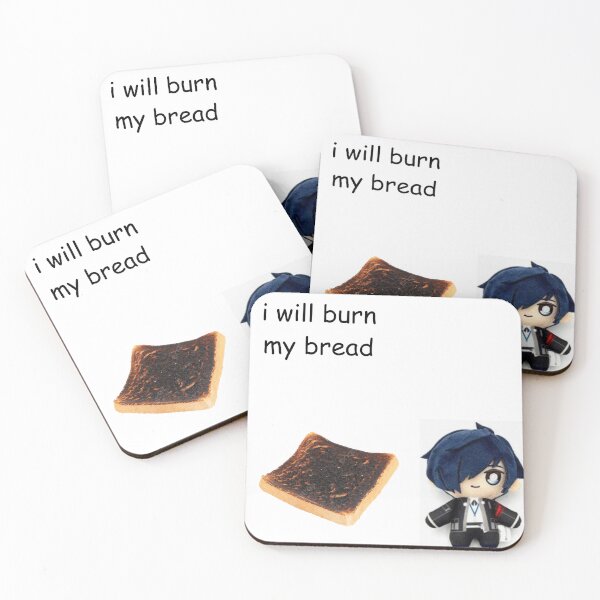 Item preview, Persona 3 i will burn my bread designed and sold by Persona Is Peak.