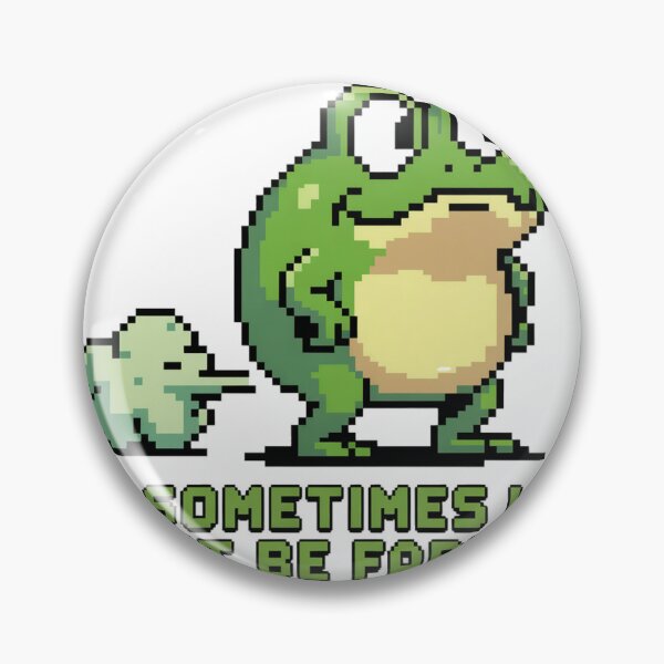 Item preview, Pixel Art Frog with Gas Cloud designed and sold by Bloomkept.