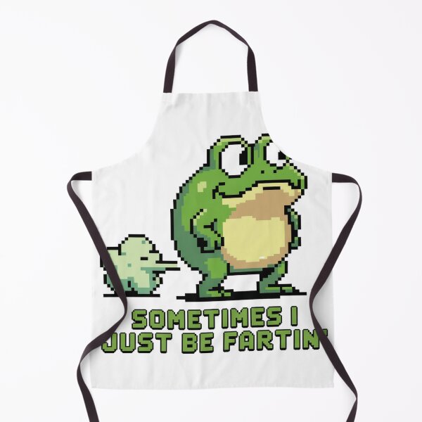 Item preview, Pixel Art Frog with Gas Cloud designed and sold by Bloomkept.