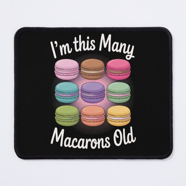 Item preview, Kids I_m This Many Macarons Old Funny 8th Birthday Macaron  designed and sold by brinbotty.