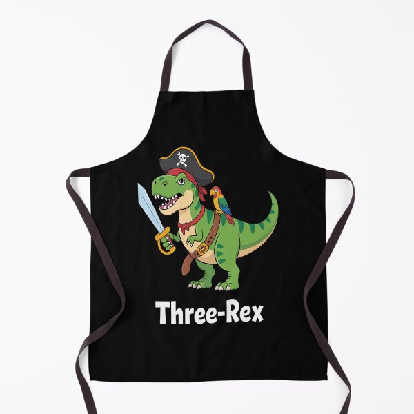 Item preview, Kids Three-Rex Pirate T-Rex Dino 3rd Birthday designed and sold by brinbotty.