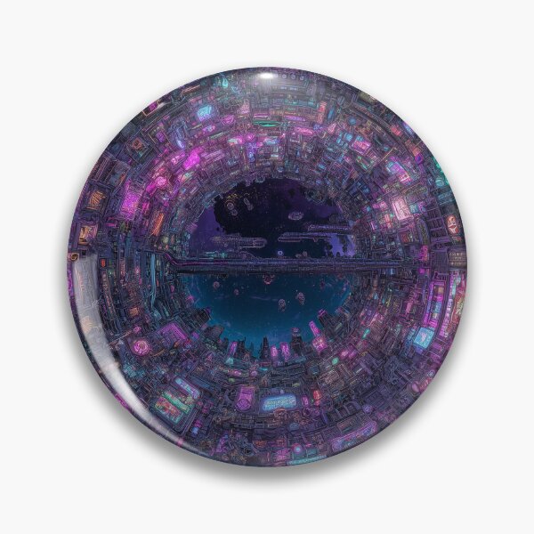 Item preview, Ring City Orbit – Neon Dystopia Megastructure designed and sold by TechDreamscapes.