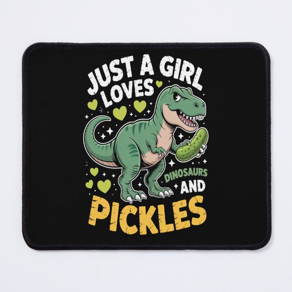 Item preview, Just A Girl Who Loves Dinosaurs And Pickles Dinosaur designed and sold by kakashinn.