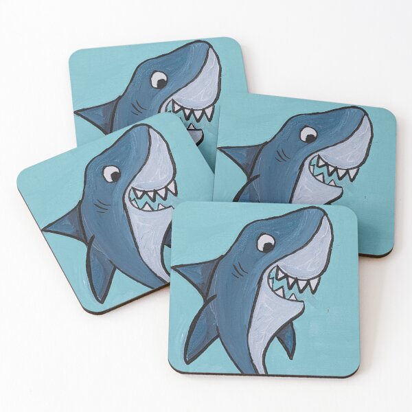 Item preview, Smiling Shark designed and sold by Lala's Whimsy Studio.