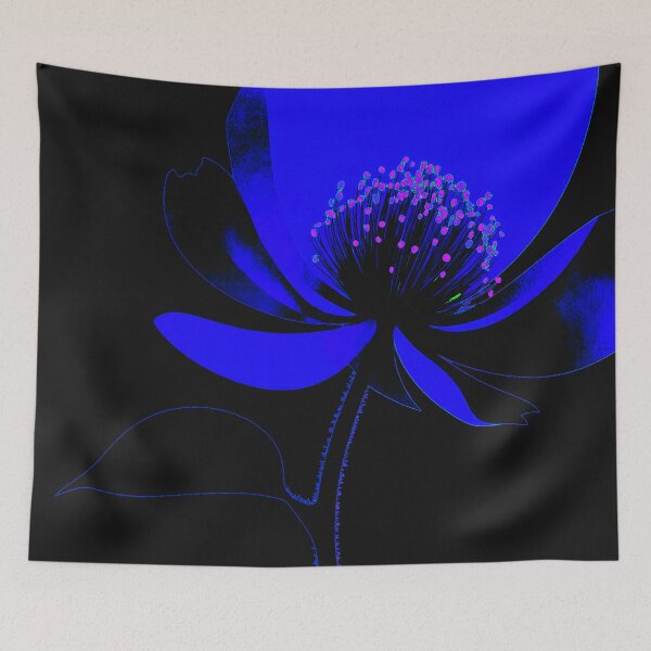 Item preview, Midnight Floral Glow / Dark Elegant Flower designed and sold by joycrysstudio.