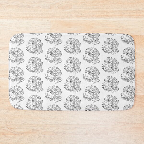 Item preview, Minimalist Lagotto Romagnolo Dog Line Art Portrait designed and sold by ZoesPlace.