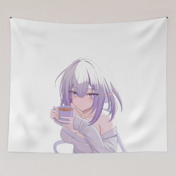 Item preview, Castorice Drinking Coffee Honkai Star Rail designed and sold by KomiArts.
