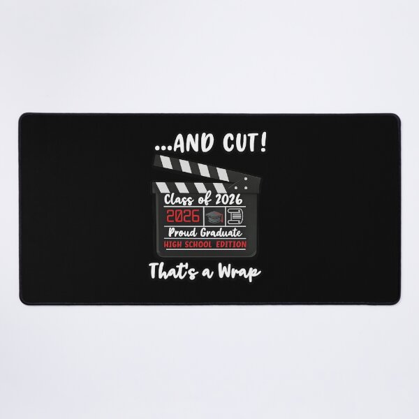 Item preview, And Cut! Class of 2026 Graduation Film Slate Design – High School Edition designed and sold by jglobal360.