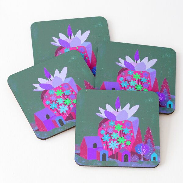 Item preview, Magical Floral Candle Village / Dreamy Healing Art designed and sold by joycrysstudio.