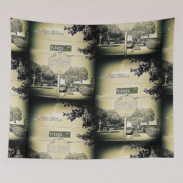 Item preview, Vinedo Avenue, Pasadena, California by Mistah Wilson designed and sold by The Street Sign Store.