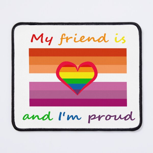 Item preview, Lesbian friend (rainbow version) designed and sold by MatanteVargeuse.