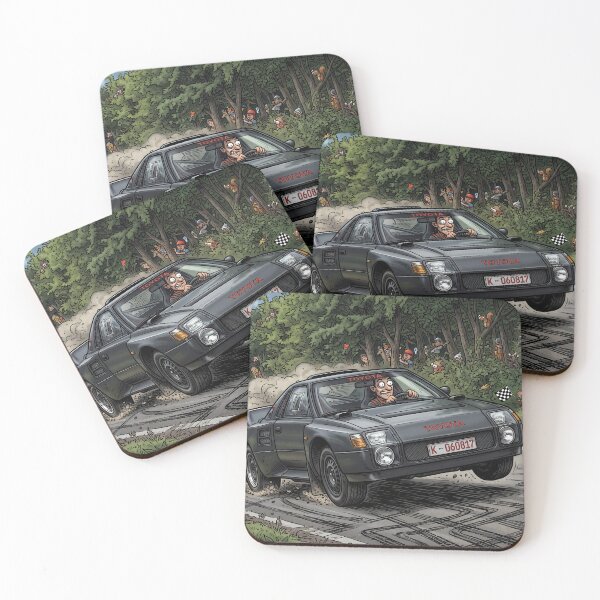 Item preview, Toyota 222D MR2 Group S Cartoon designed and sold by Racing Art Store.