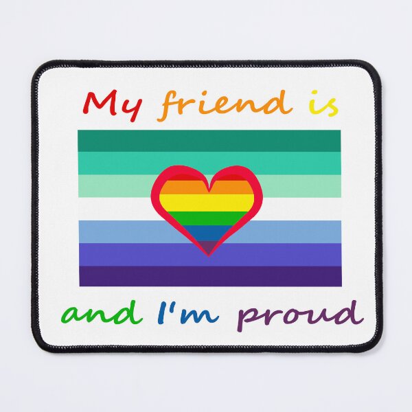 Item preview, Gay friend (rainbow version) designed and sold by MatanteVargeuse.