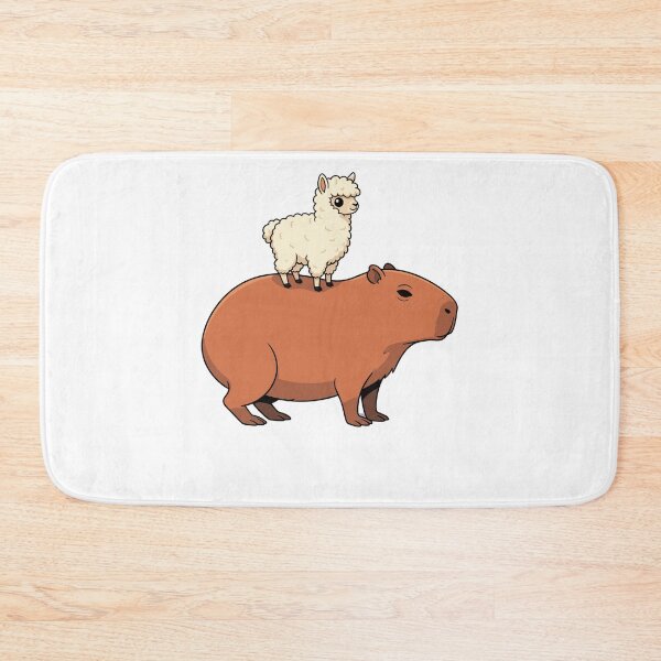 Item preview, Cute Capybara and Alpaca Cria Cartoon Friends designed and sold by k3rstman1.