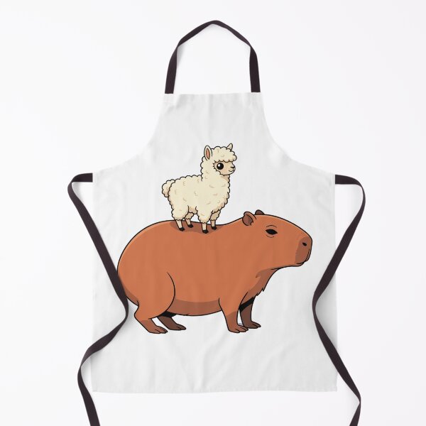 Item preview, Cute Capybara and Alpaca Cria Cartoon Friends designed and sold by k3rstman1.