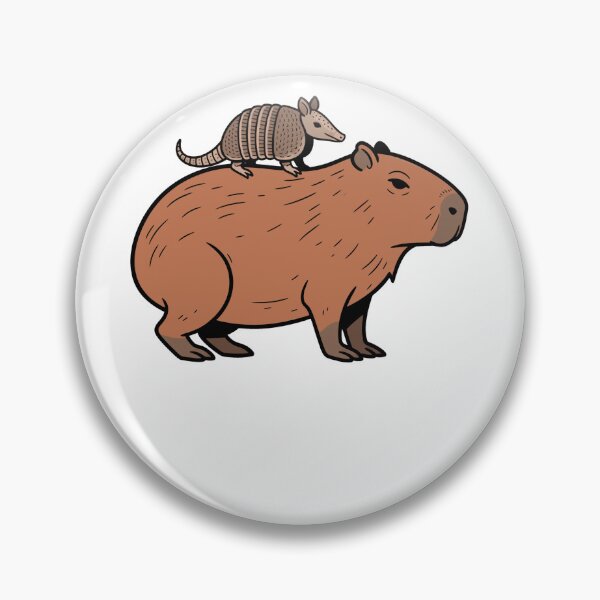 Item preview, Cute Capybara and Armadillo Wildlife Friends designed and sold by k3rstman1.