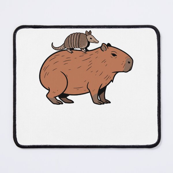 Item preview, Cute Capybara and Armadillo Wildlife Friends designed and sold by k3rstman1.