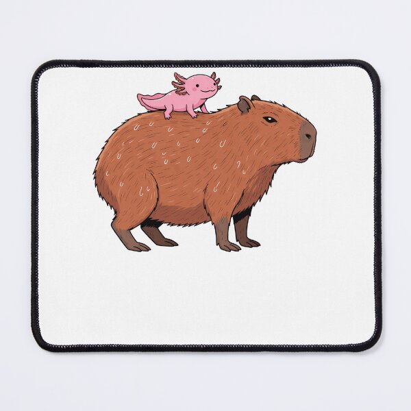 Item preview, Cute Capybara and Pink Axolotl Friends designed and sold by k3rstman1.