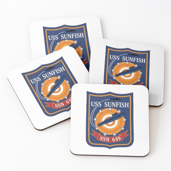 Item preview, USS Sunfish SSN-649 Submarine Crest Insignia designed and sold by CharlieDesings.