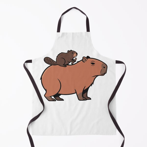 Item preview, Cute Capybara and Beaver Best Friends Cartoon designed and sold by k3rstman1.