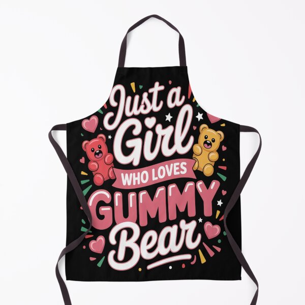 Item preview, Just A Girl Who Loves Gummy Bear Funny Candy Lovers designed and sold by kakashinn.