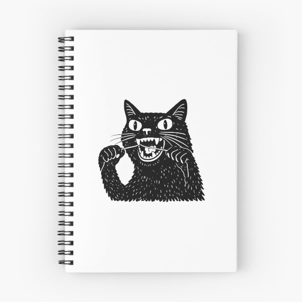 Item preview, CAT eating FLOSSING designed and sold by Jessica Levaton.