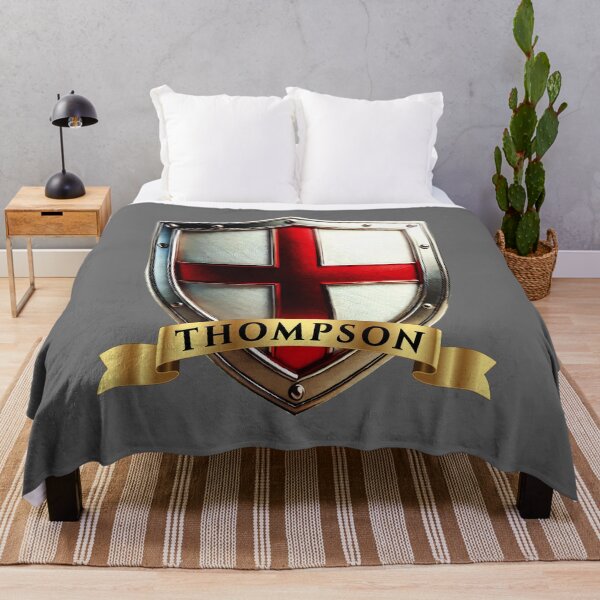 Artikelvorschau, Thompson England Nachname Schild entworfen und verkauft von Highlandkings.