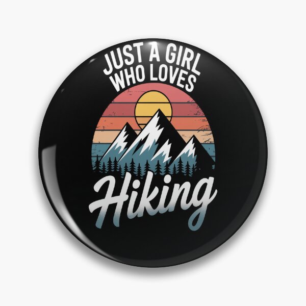 Item preview, Just a Girl Who Loves Hiking  designed and sold by kakashinn.