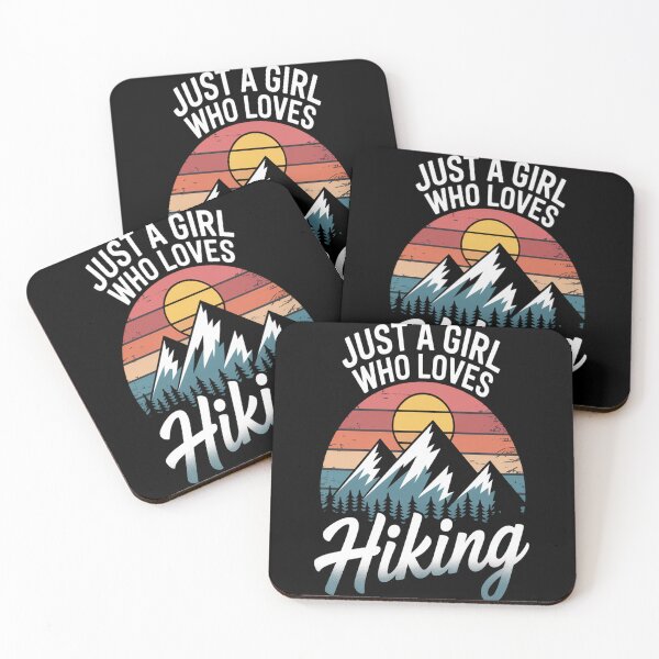Item preview, Just a Girl Who Loves Hiking  designed and sold by kakashinn.
