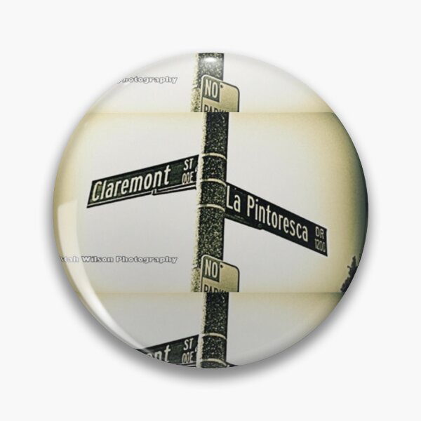 Item preview, Claremont Street & La Pintoresca Drive, Pasadena, California by Mistah Wilson designed and sold by The Street Sign Store.