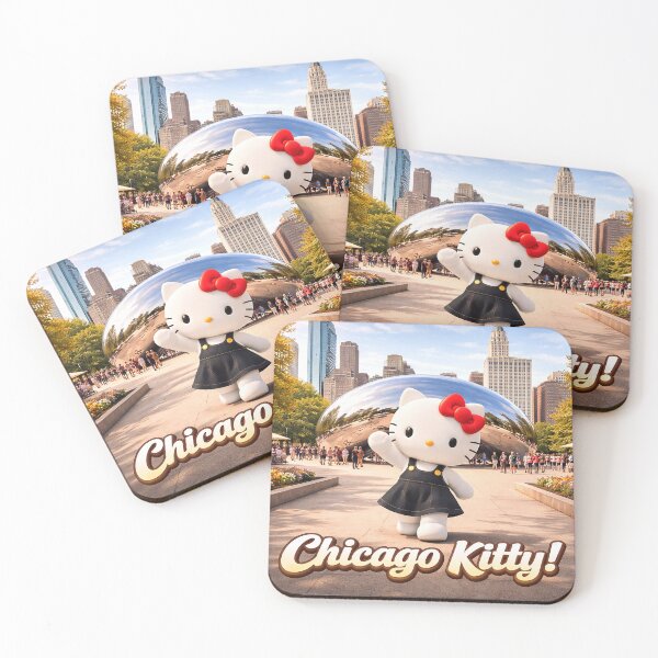 Item preview, Hello Kitty Chicago Bean Kawaii Art designed and sold by Timushi.